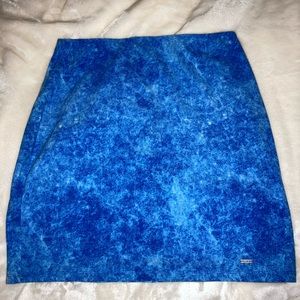 Blue Hollister pencil skirt